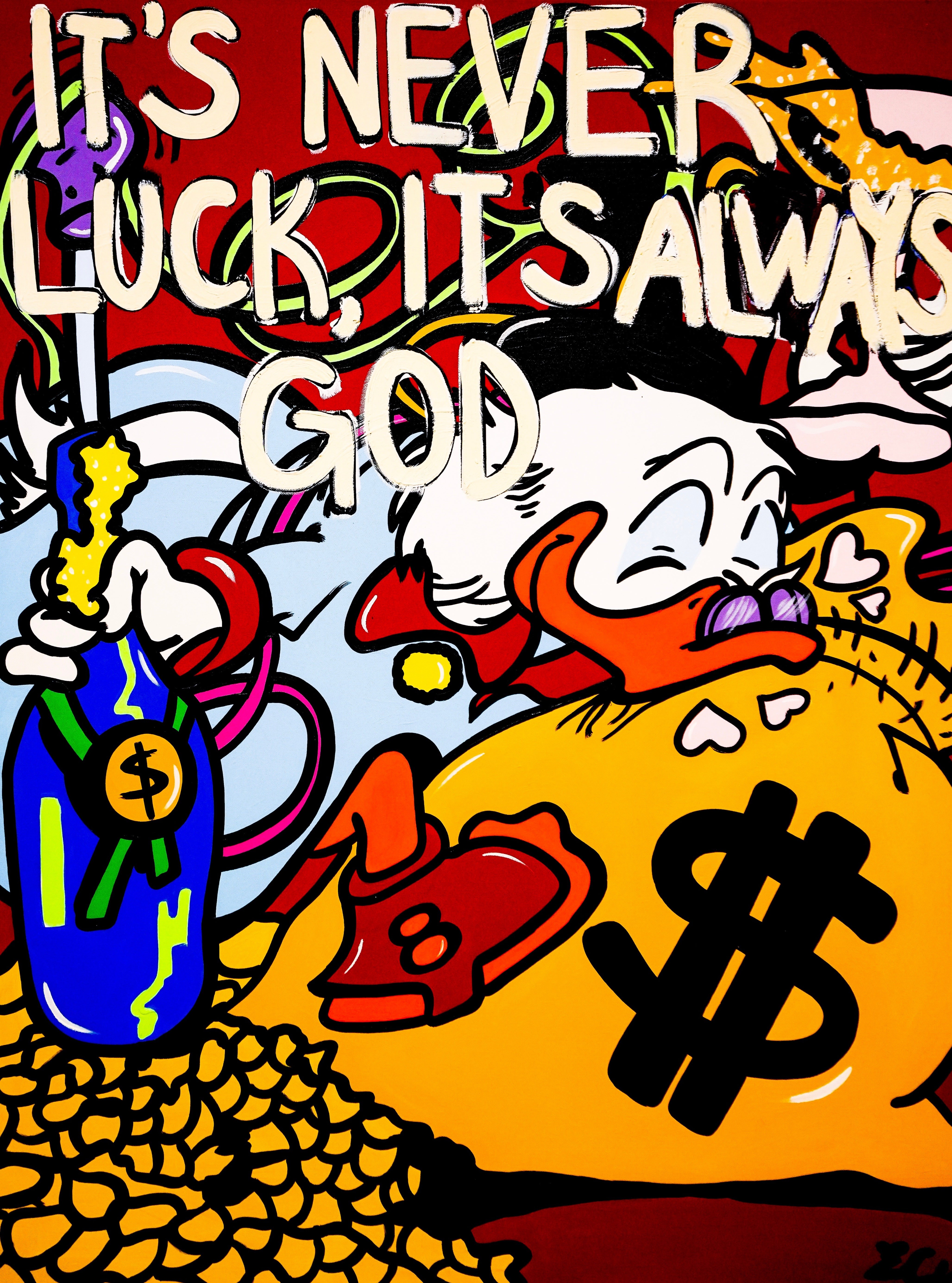 never luck, always God